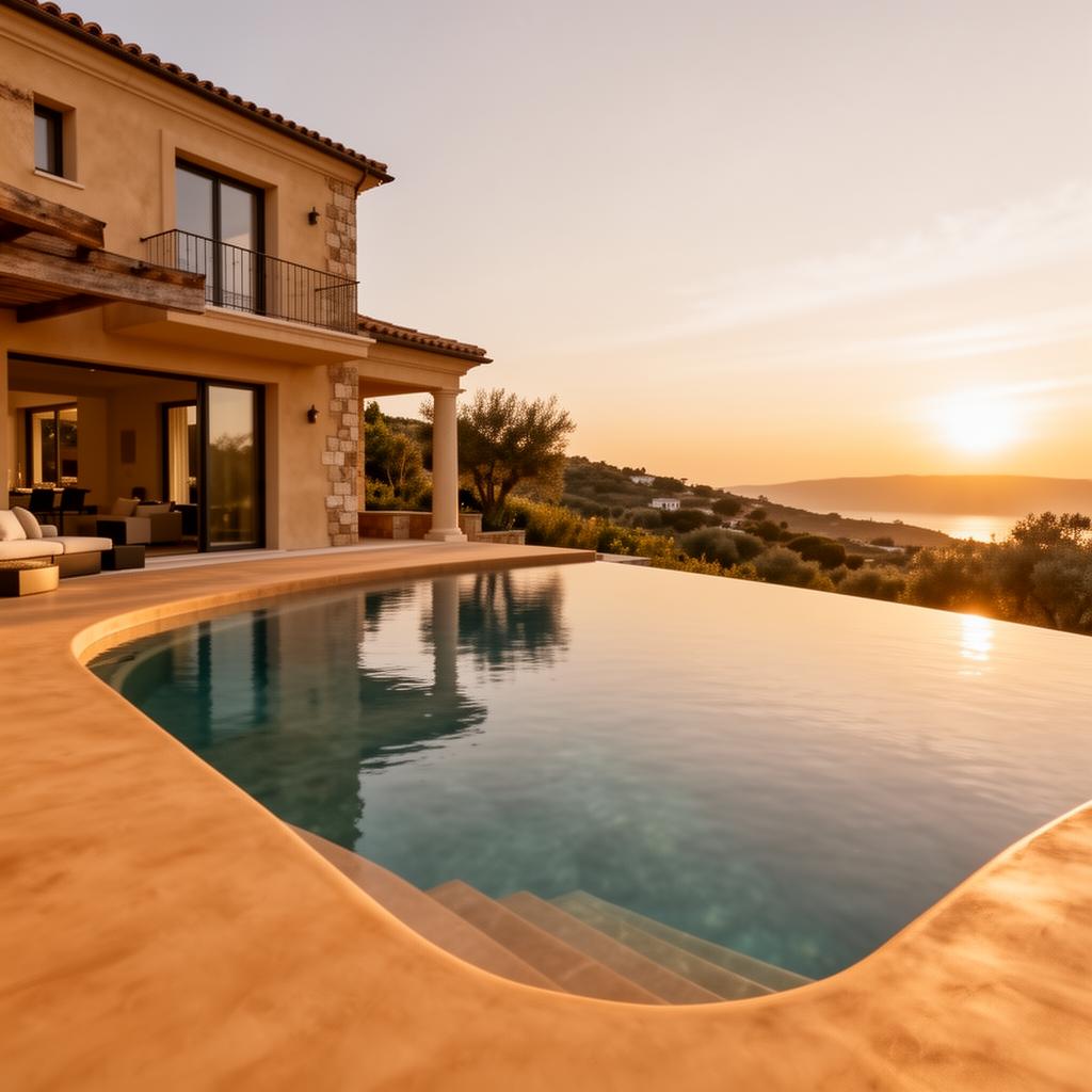 Villa Vale do Lobo — aplicação de microcimento