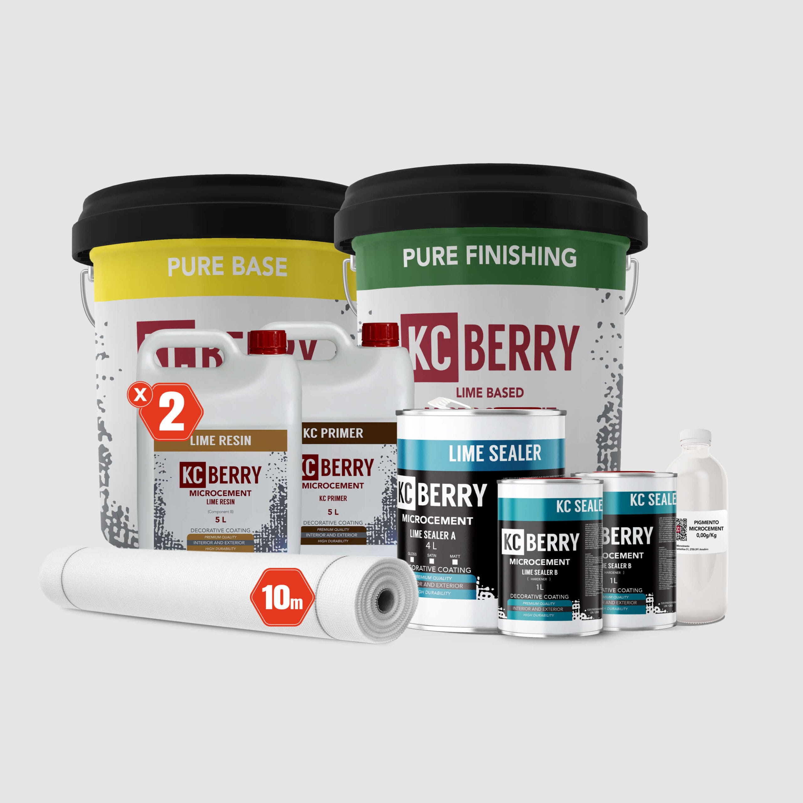 Microcimento PURE Kit 10m2