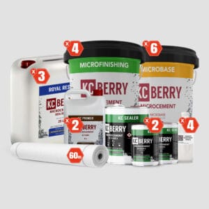 Microcimento Kcberry Kit 60m2