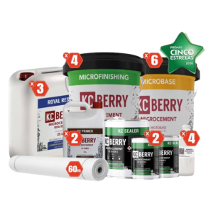 Microcimento Kcberry Kit 60m2