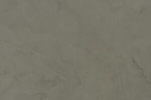 Amostra de microcimento PURE base cal KCberry na cor Flint — textura mineral continua, sem juntas